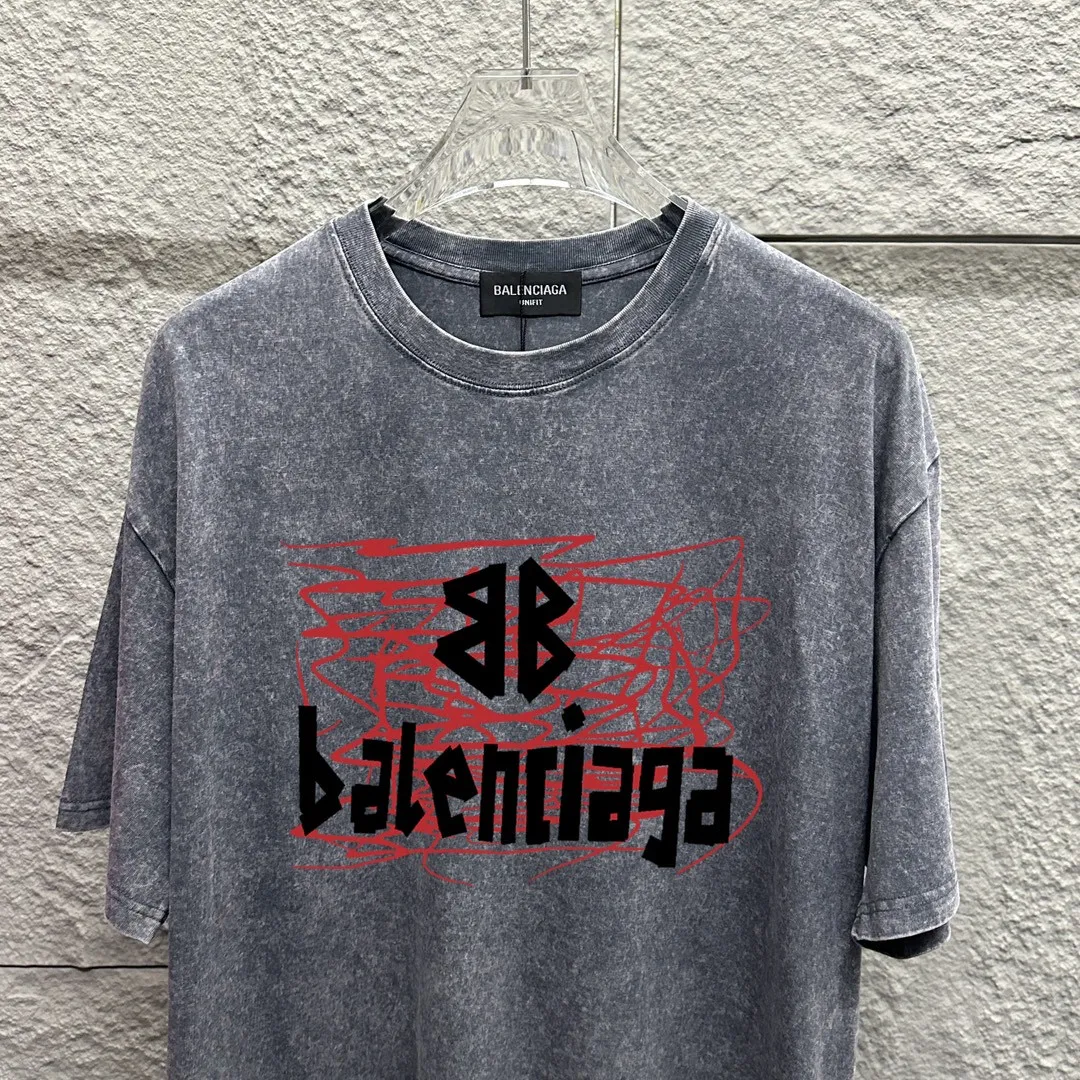 BAL* *2025 New Arrival Retro logo B T Same Style ： Size：S M L XL XXL